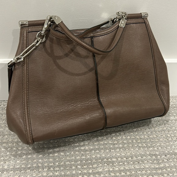 Coach briefcase shoulder purse - Picture 4 of 9